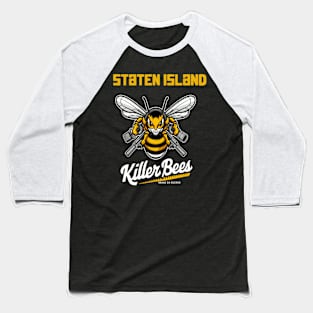 Staten Island Killer bees Funny bee wutang Baseball T-Shirt